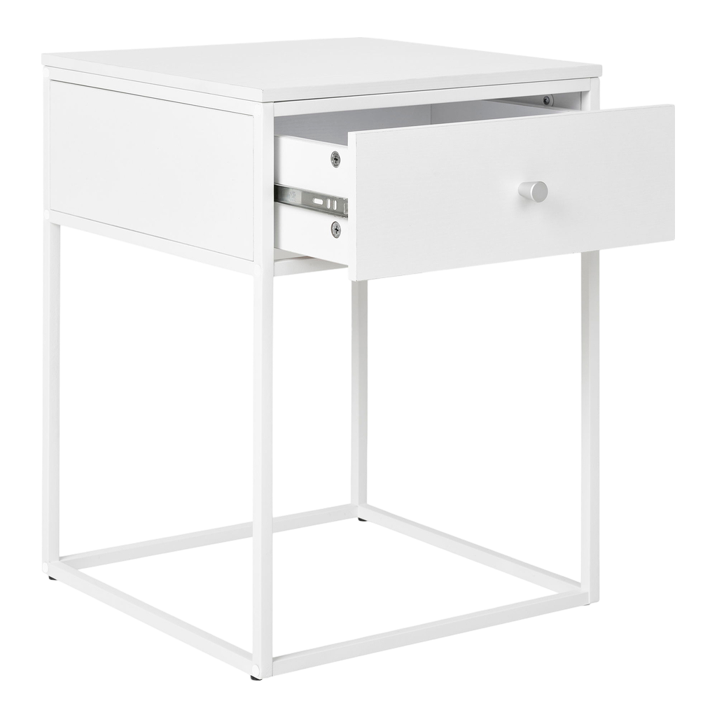 Table d'appoint blanche Vita