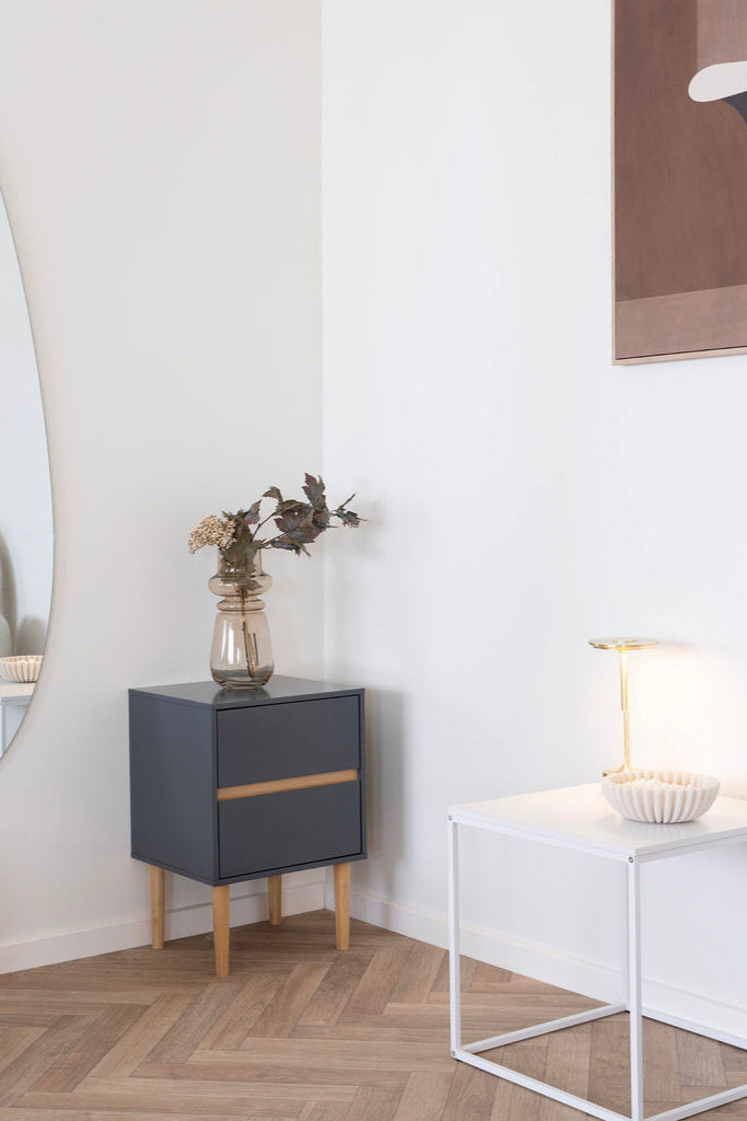 Table d'appoint blanche Vita