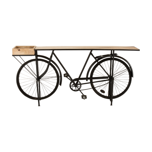 METALEN/HOUTEN FIETSCONSOLE
