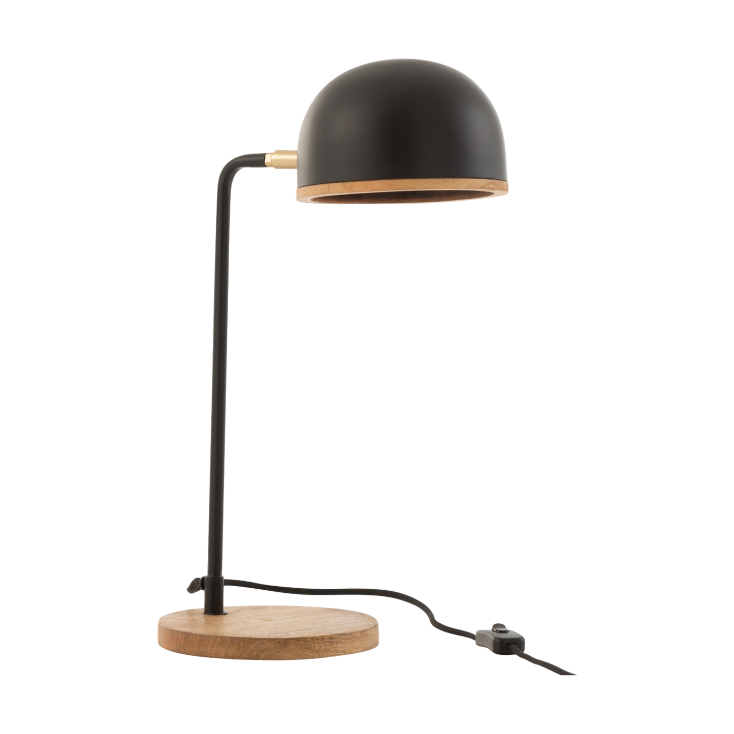 EVY DESK LAMP METAL/WOOD