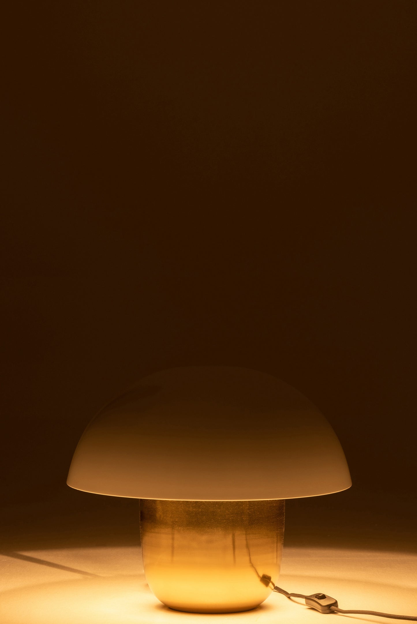 Lampe champignon or