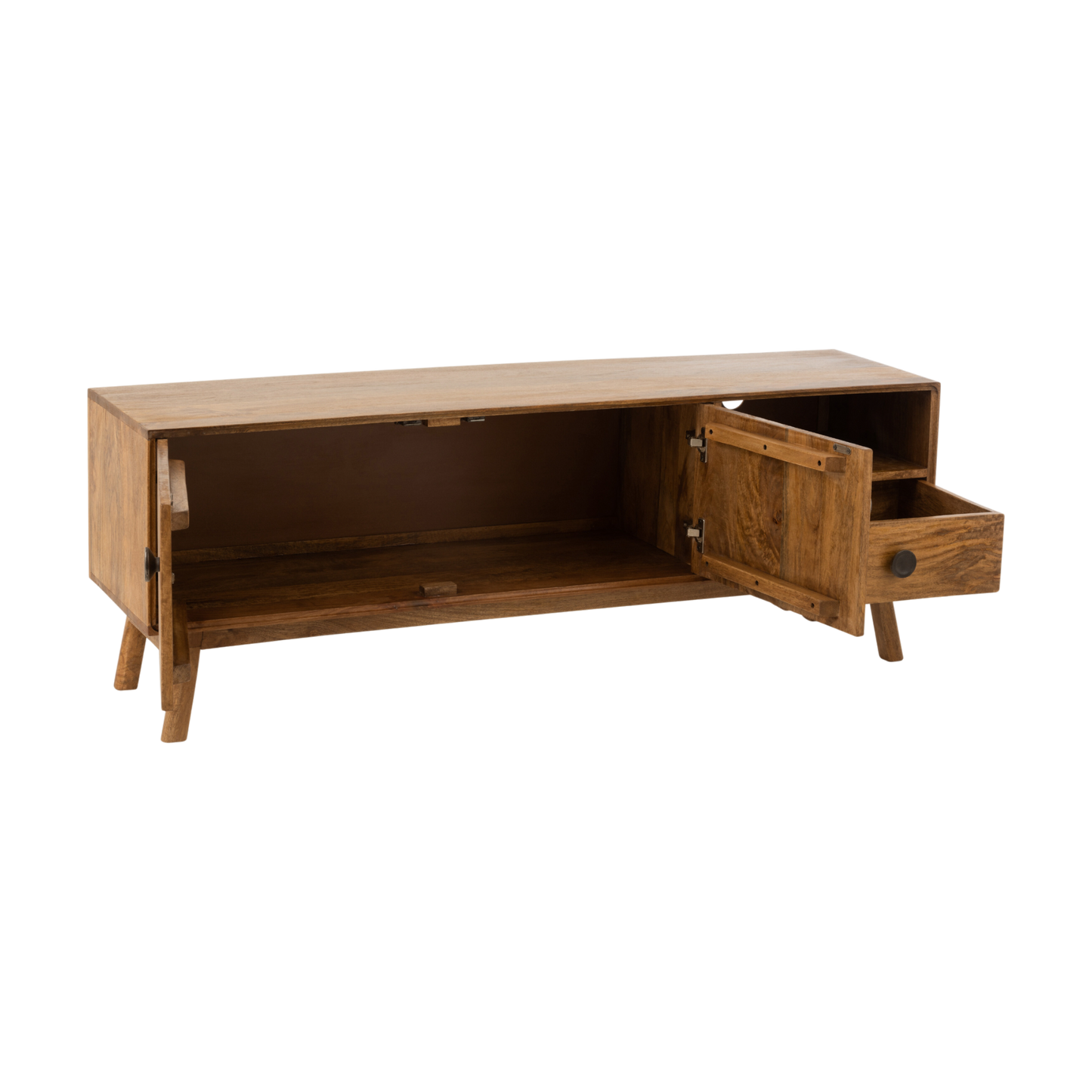 LORA TV CABINET 2 DOORS + 1 WOODEN DRAWER