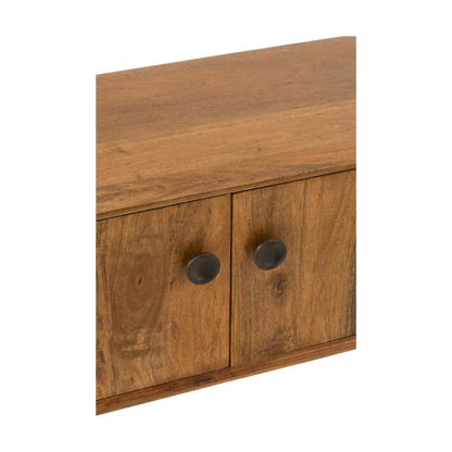 LORA TV CABINET 2 DOORS + 1 WOODEN DRAWER