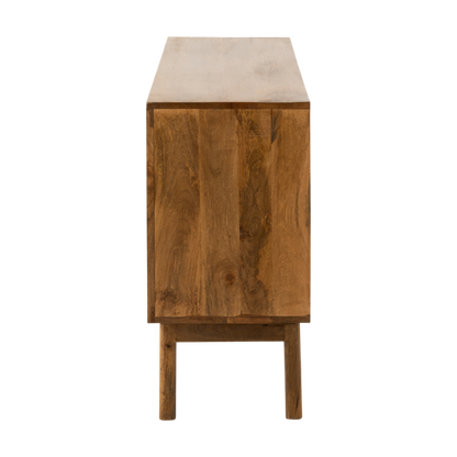 LORA CABINET 2 DOORS + 3 WOODEN DRAWERS