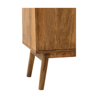 LORA CABINET 2 DOORS + 3 WOODEN DRAWERS