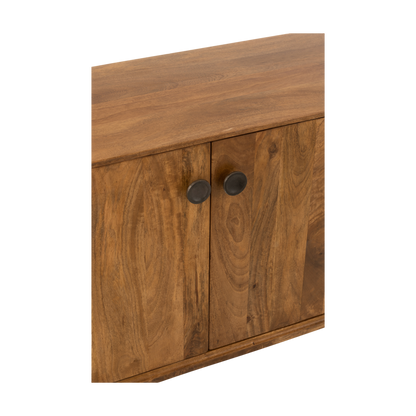 LORA CABINET 2 DOORS + 3 WOODEN DRAWERS