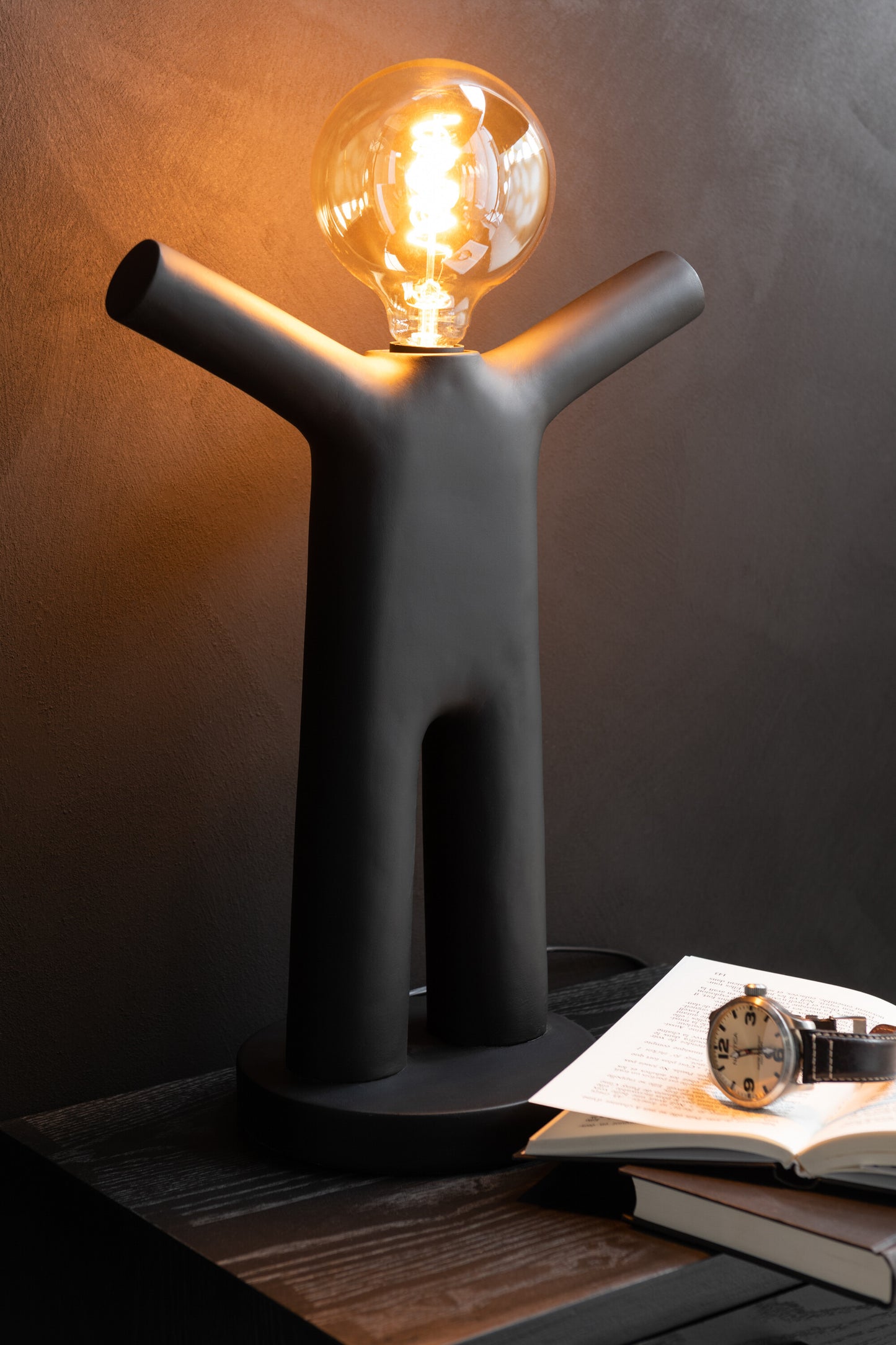 Lampe "P'tit Maurice" noir