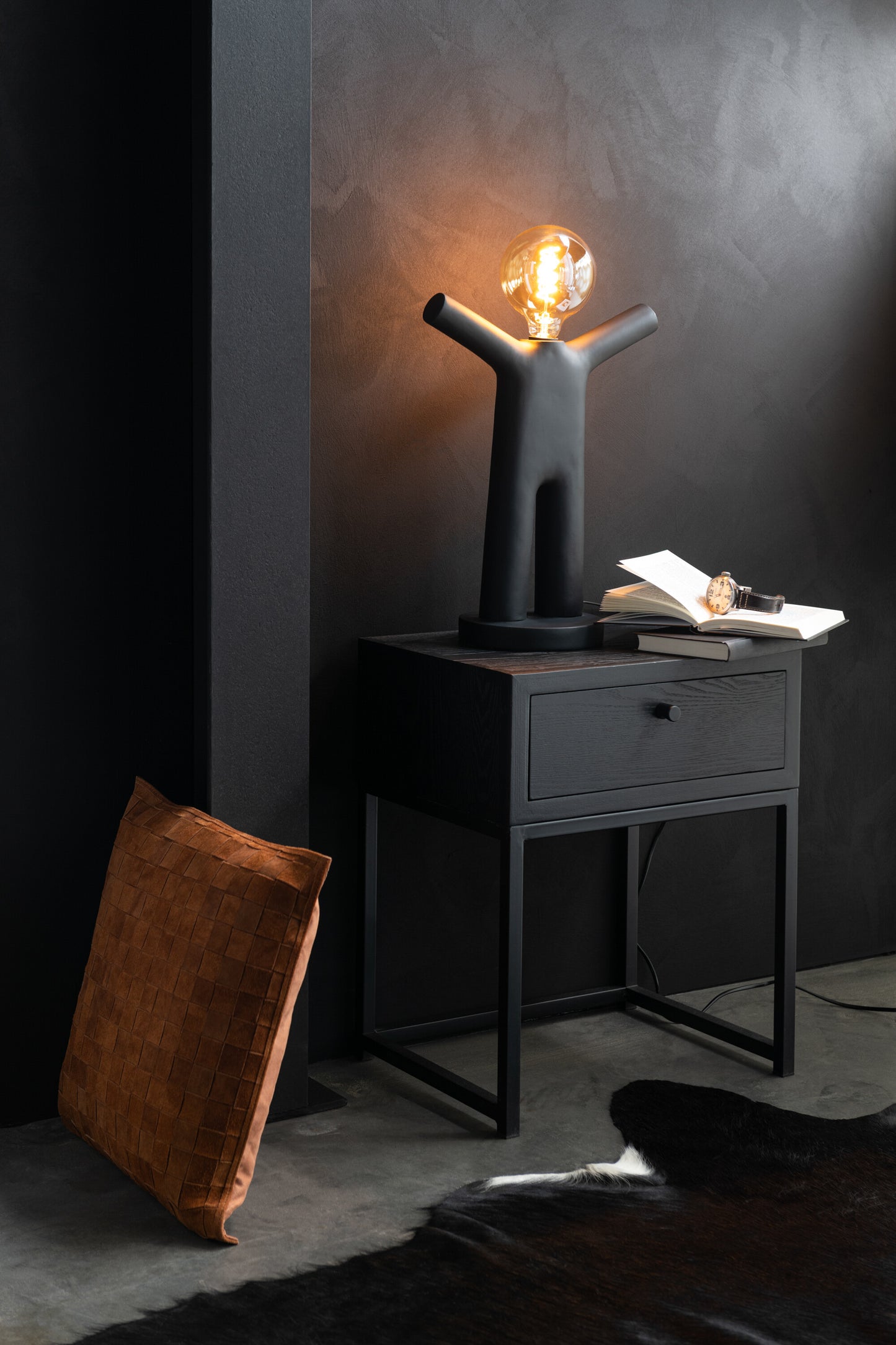 Lampe "P'tit Maurice" noir