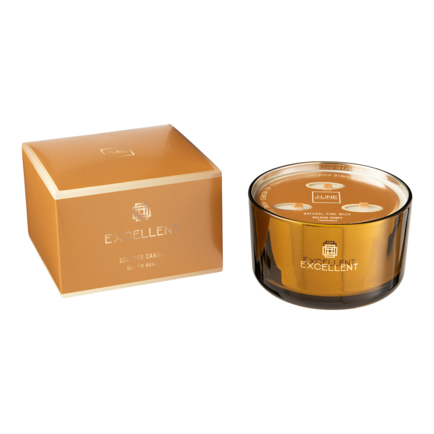 Bougie parfumée "excellent" Golden Honey Ocre