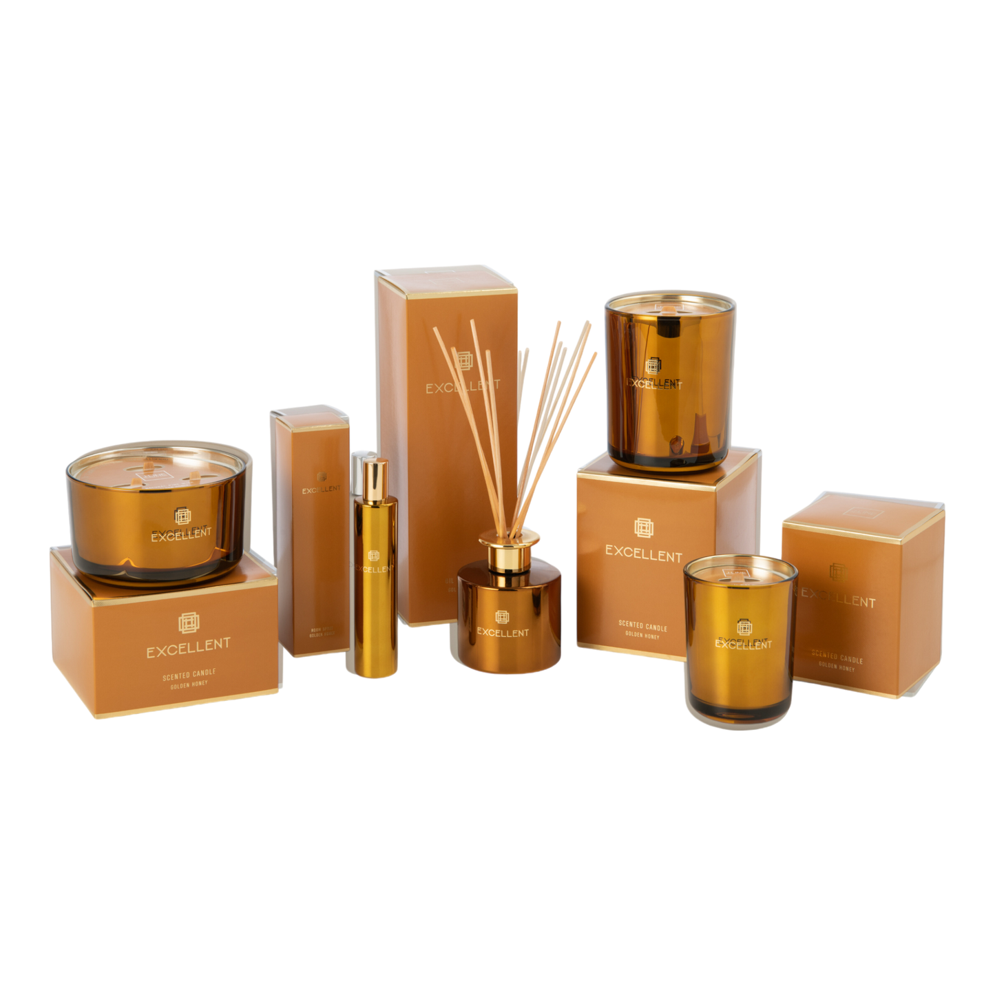 Parfum d'intérieur "Excellent" Golden Honey Ocre