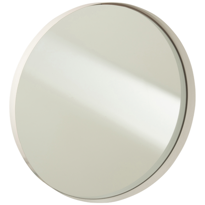 Miroir rond bord métal