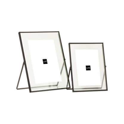 THIN BLACK METAL PHOTO FRAME SMALL