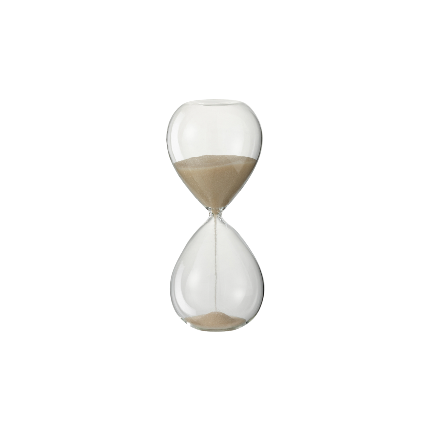 BEIGE SMALL DECORATIVE HOURGLASS