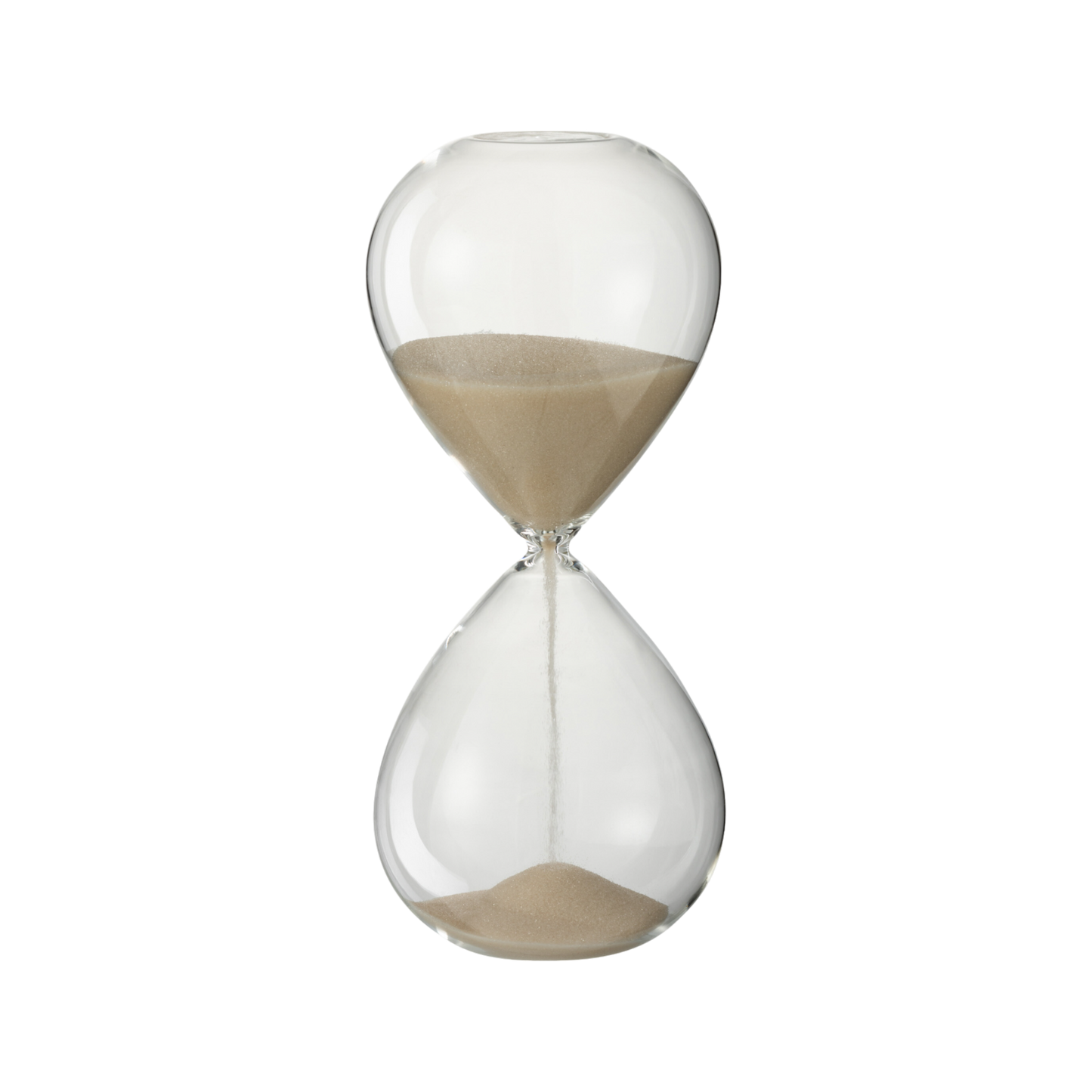 BEIGE SMALL DECORATIVE HOURGLASS