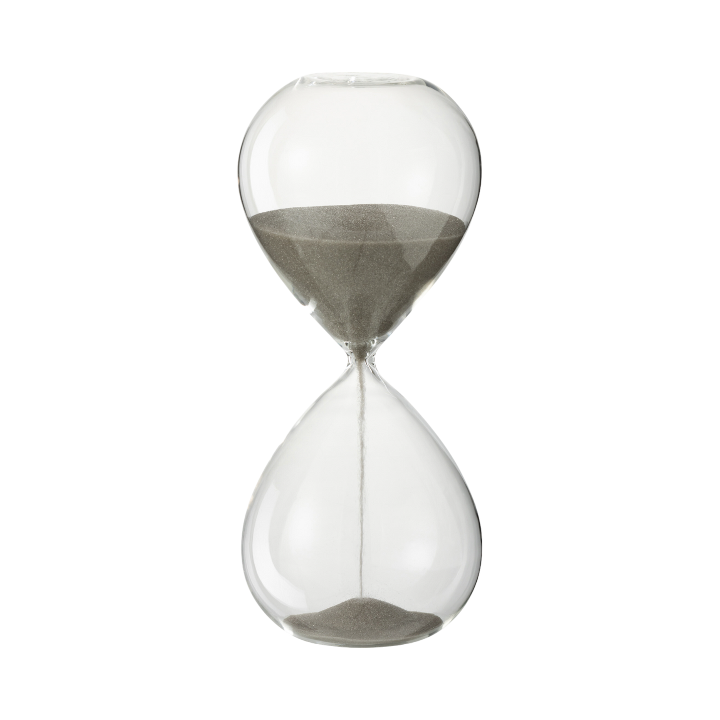 SMALL GRAY DECORATIVE HOURGLASS