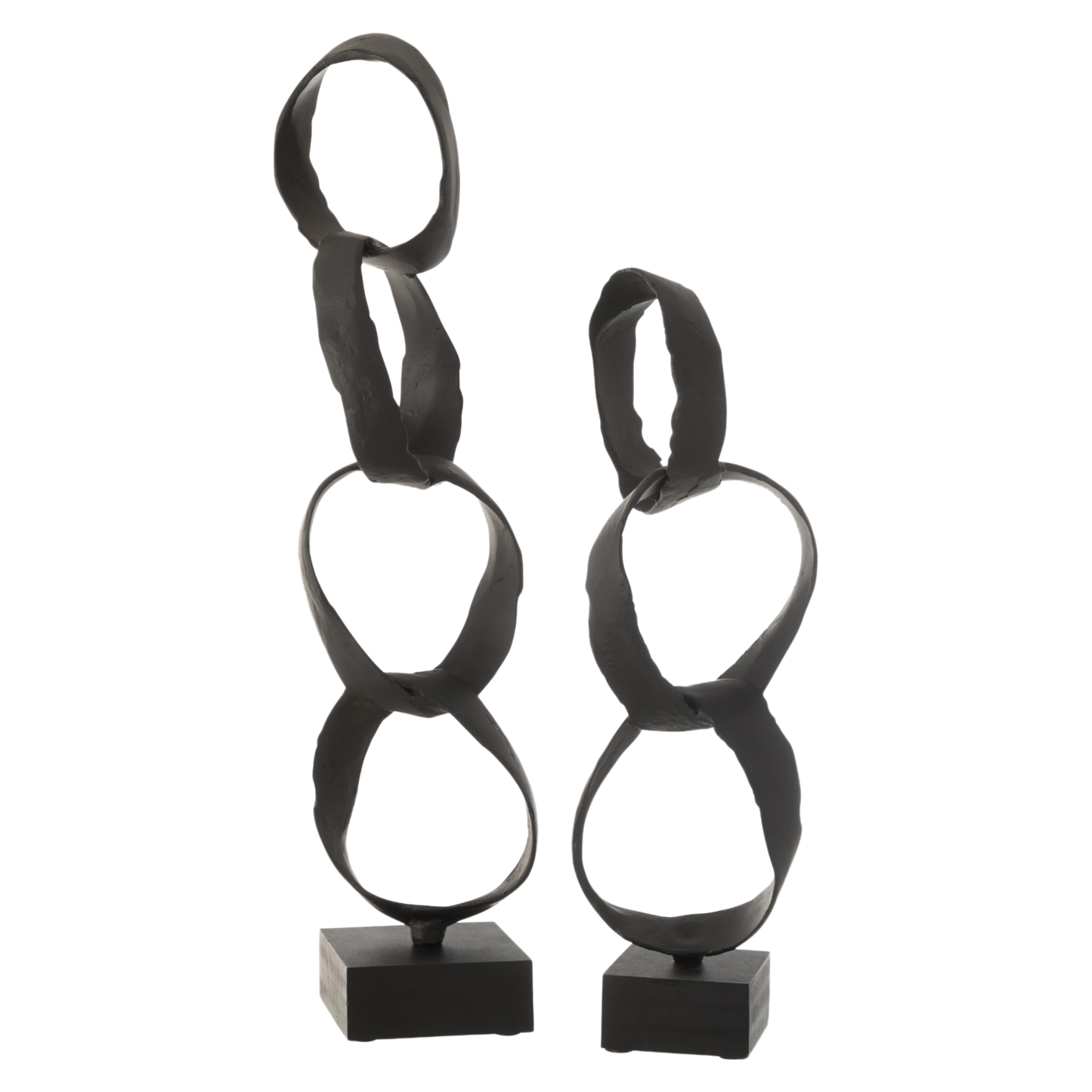 RINGS FIGURINE ON WIDE STAND