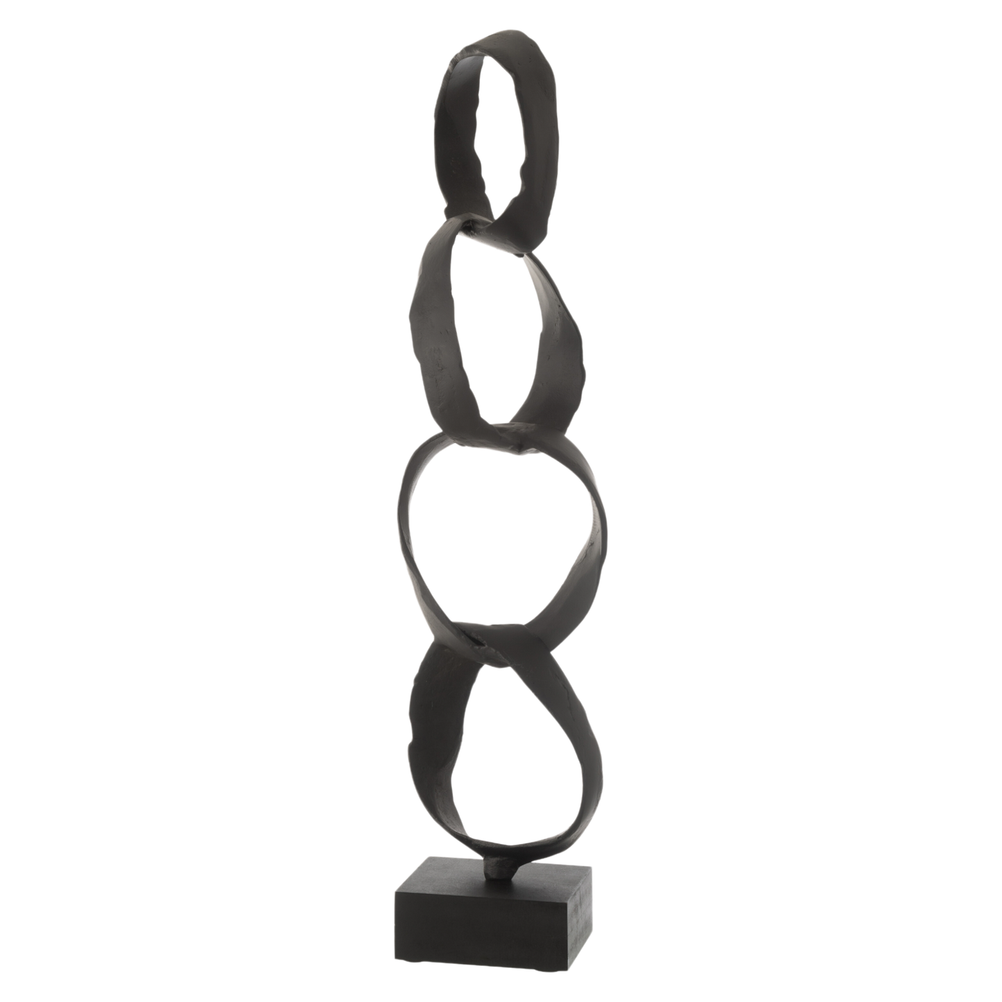 RINGS FIGURINE ON WIDE STAND