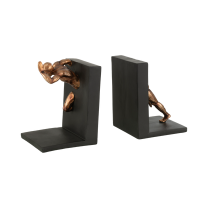 SET OF 2 ATHLETE BOOKENDS