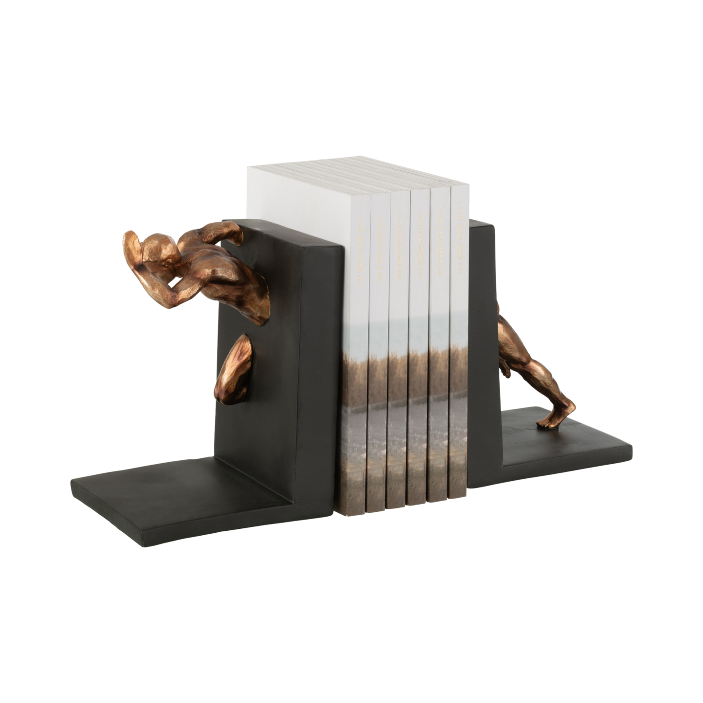 SET OF 2 ATHLETE BOOKENDS