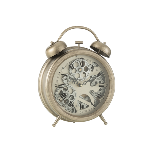 WEKKER ROMEINS NUMMER MECHANISME ZILVER MEDIUM