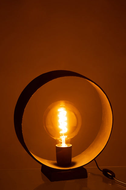 Lampe de table cercle