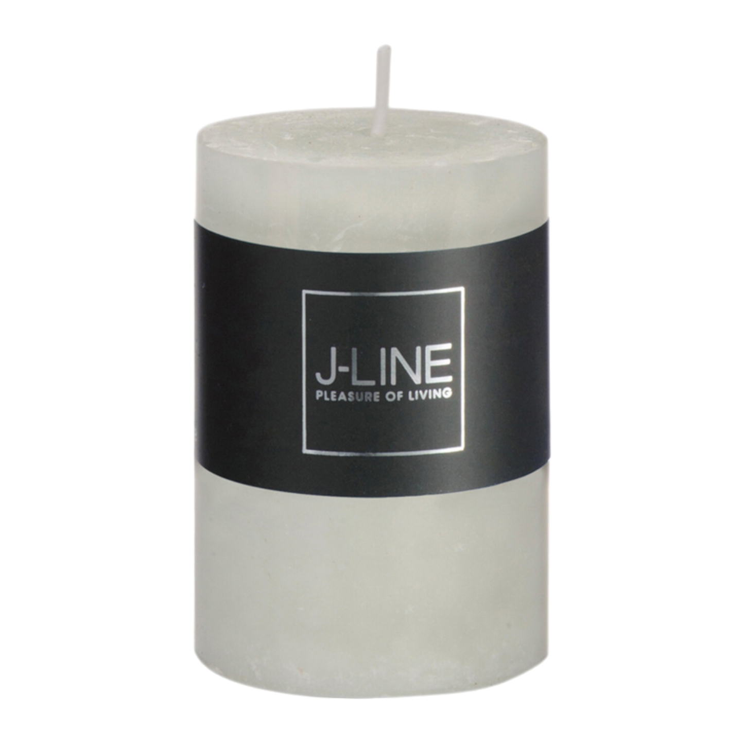 POWDER GREEN CYLINDER CANDLE S 18H