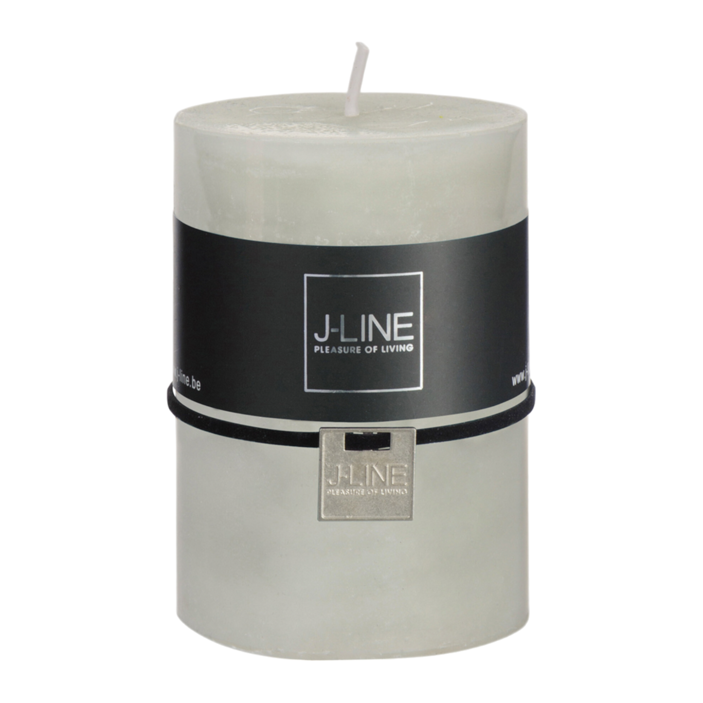 POWDER GREEN CYLINDER CANDLE S 18H