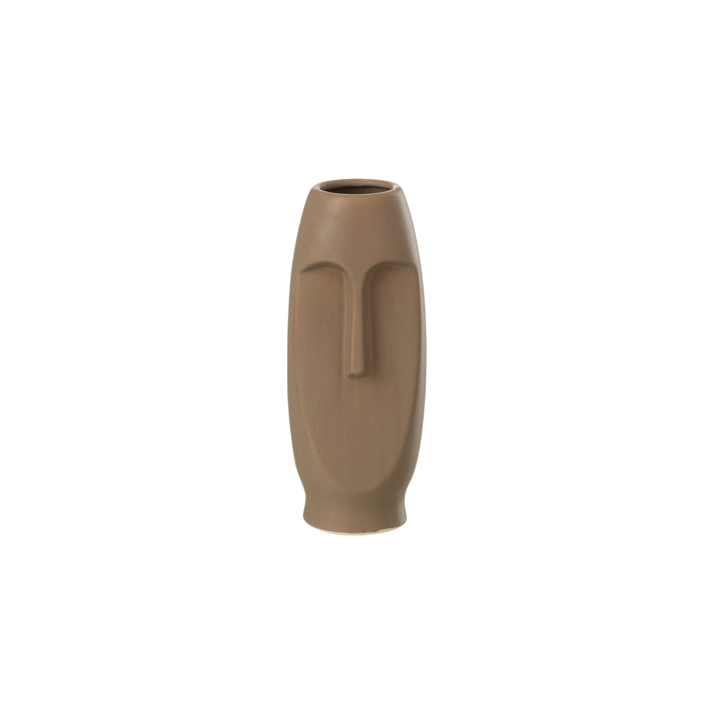 Vase visage terracotta