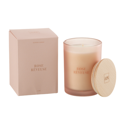 Bougie parfumée "Accords essentiels" Rose rêveuse