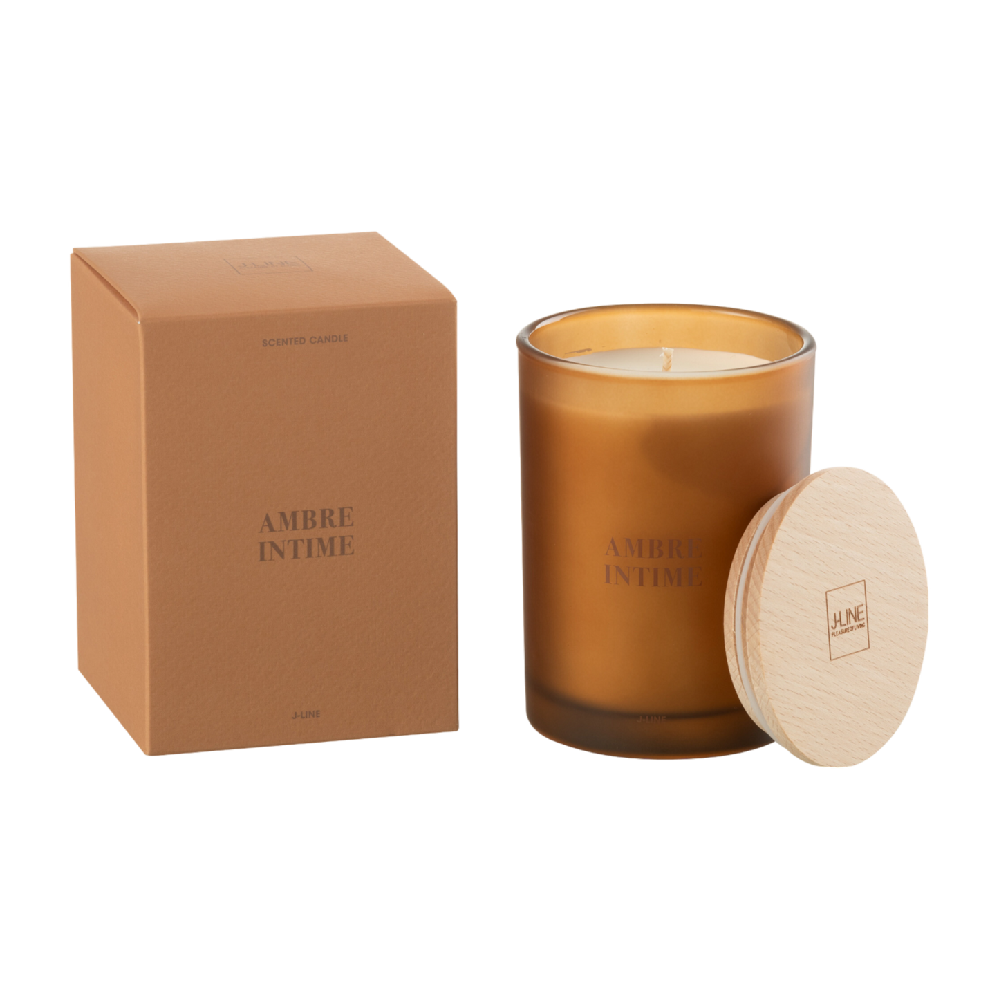 Bougie parfumée "Accords essentiels" Ambre intime