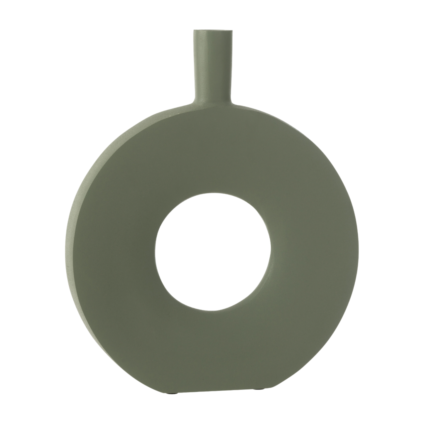 Vase cercle vert