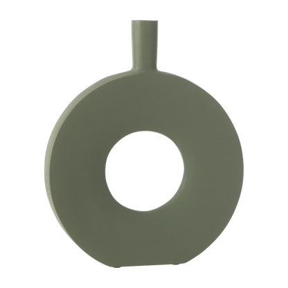 Vase cercle vert