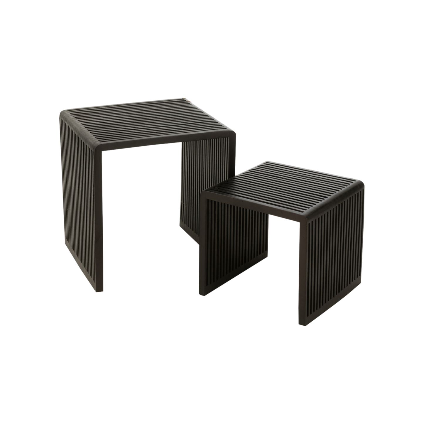 Ensemble de 2 tables basses cubiques