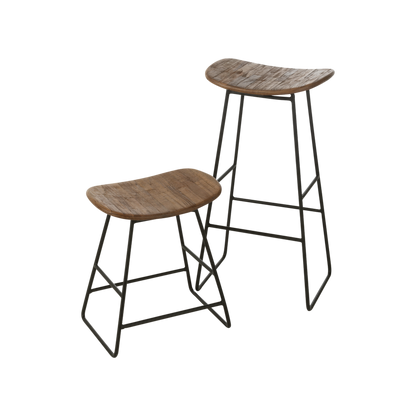 Tabouret rectangulaire haut