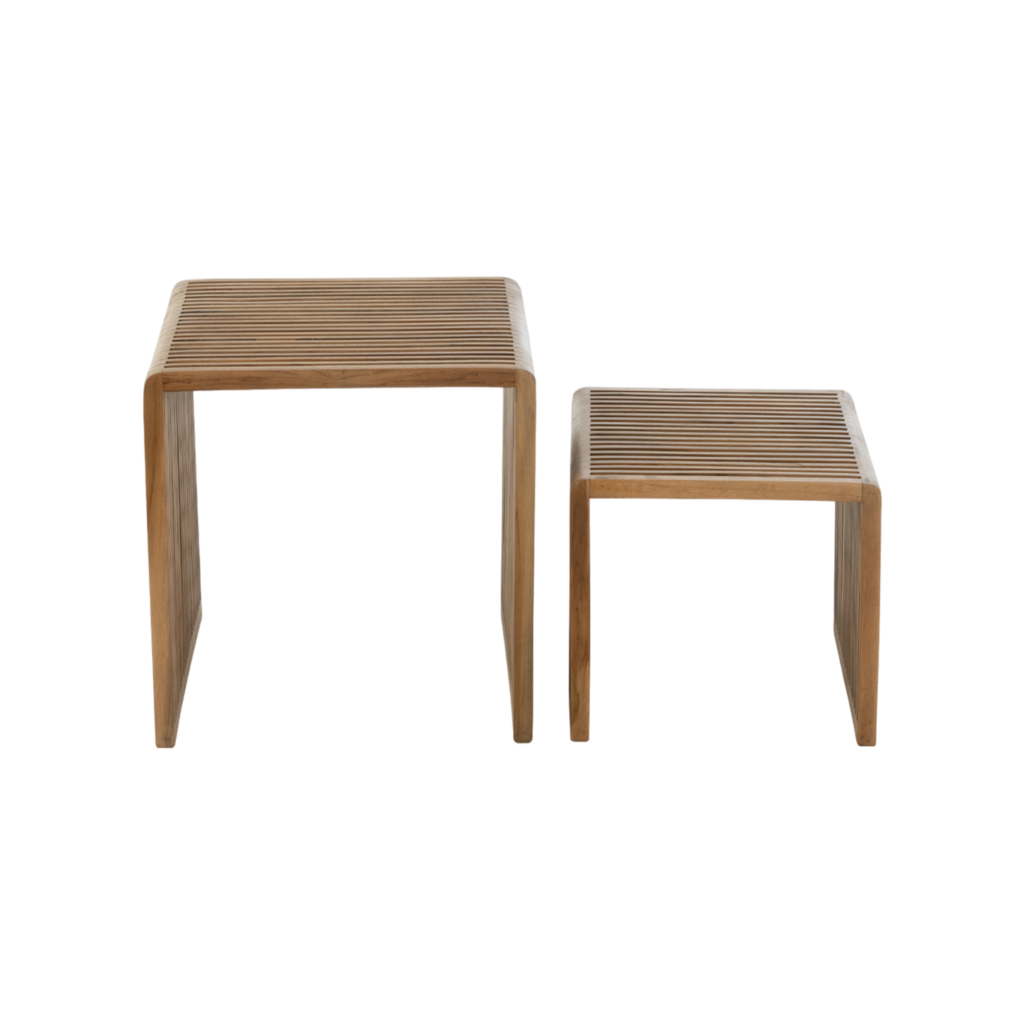 Ensemble de 2 tables basses cubiques