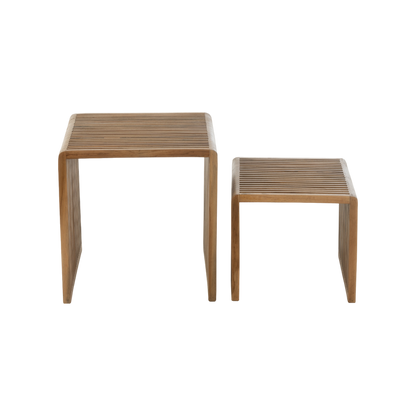 Ensemble de 2 tables basses cubiques