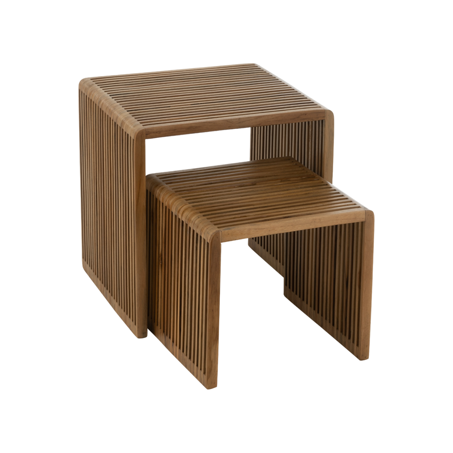 Ensemble de 2 tables basses cubiques