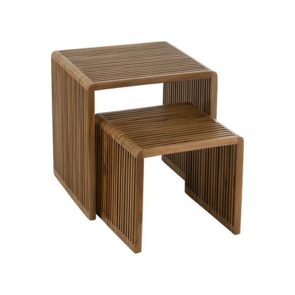 Ensemble de 2 tables basses cubiques