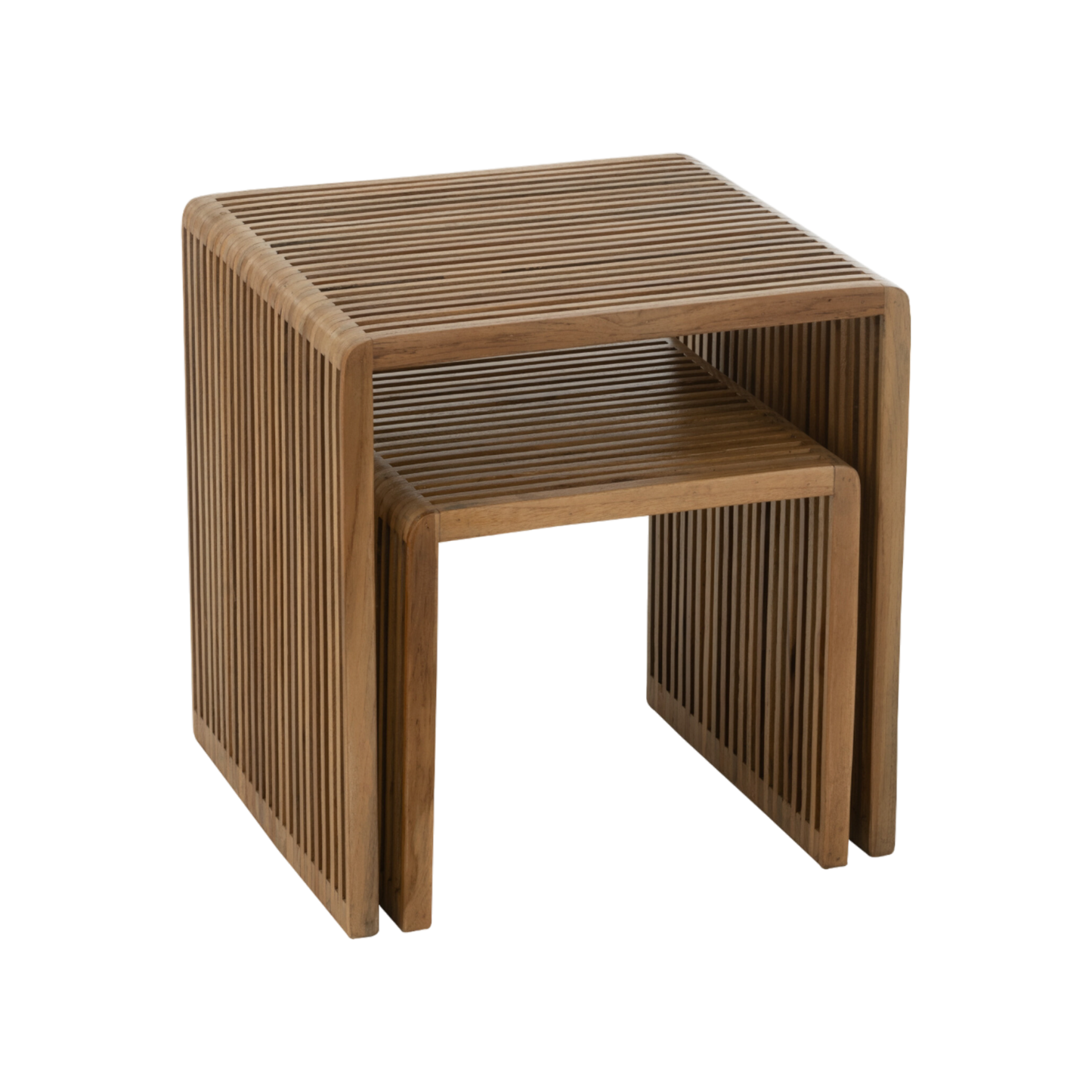 Ensemble de 2 tables basses cubiques