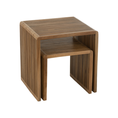 Ensemble de 2 tables basses cubiques