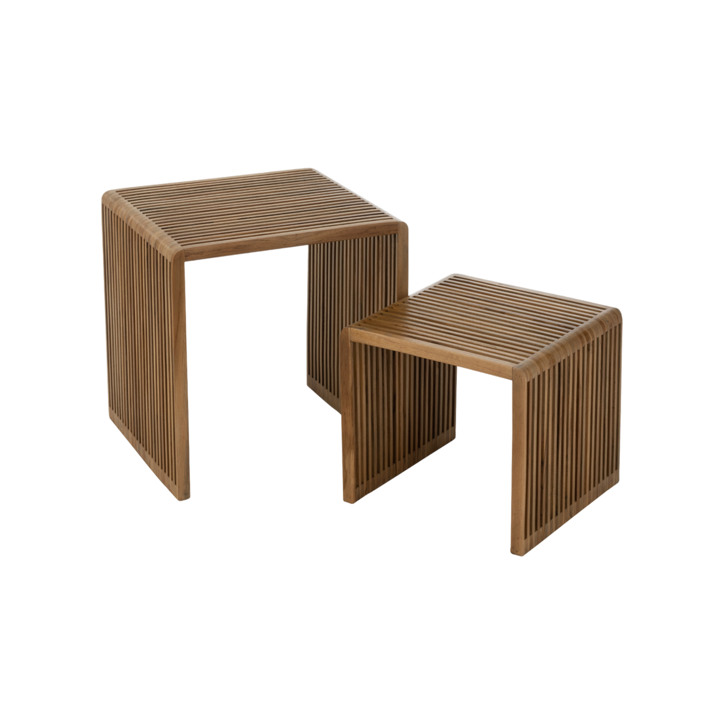 Ensemble de 2 tables basses cubiques