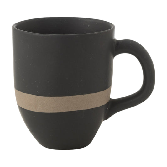 Mug Ceramique Noir/Taupe