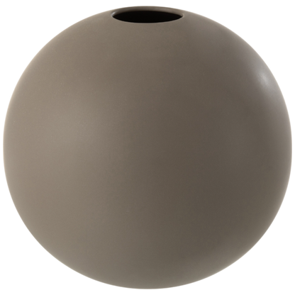 Vase boule gris foncé