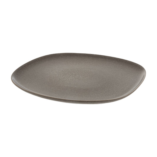 Assiette Louise Marron Large