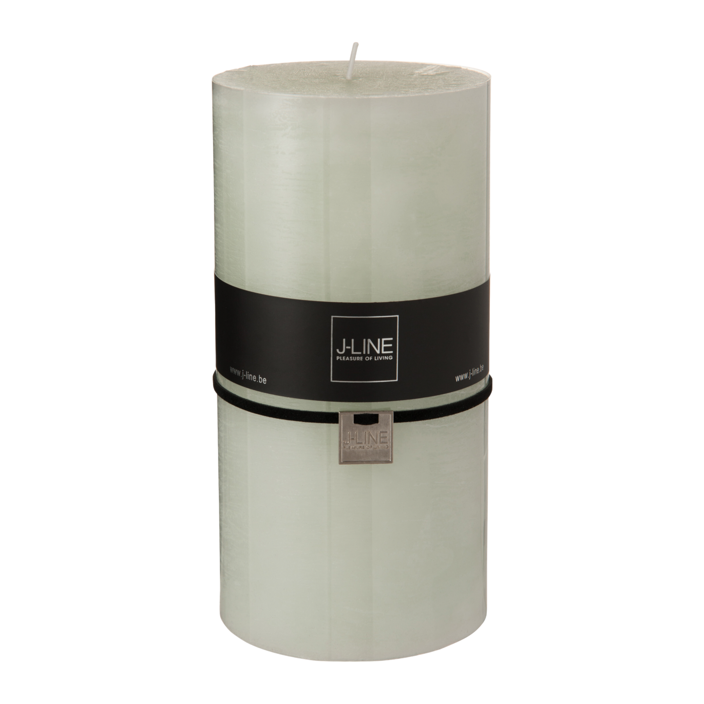 POWDER GREEN CYLINDER CANDLE S 18H