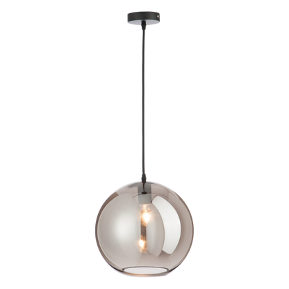 Lampe boule verre miroir