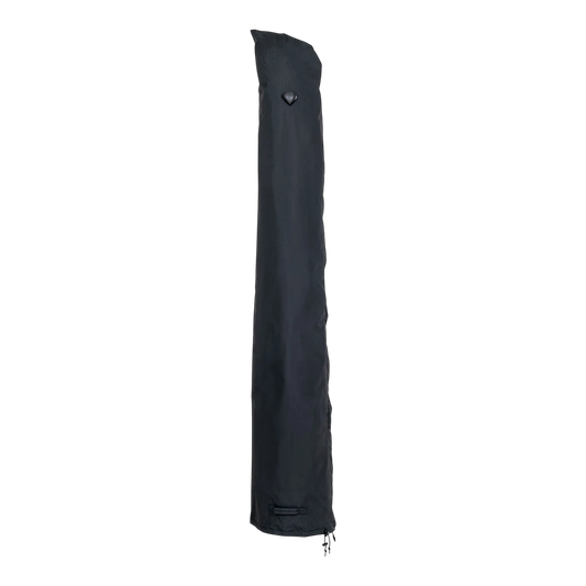 Housse de protection luxe pour parasol de marché en  polyester noir