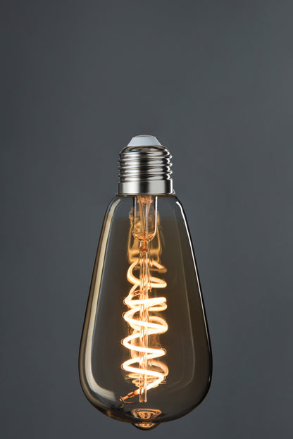 Ampoule led Ambre spirale E27