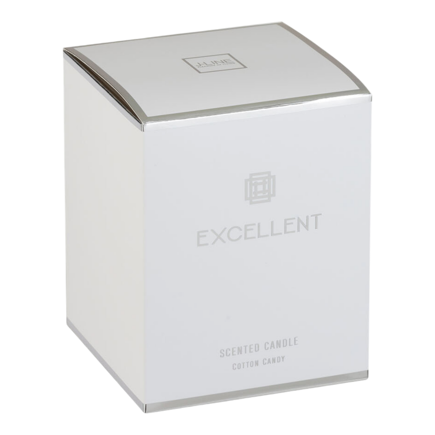 Bougie parfumée "excellent" Cotton Candy Argent