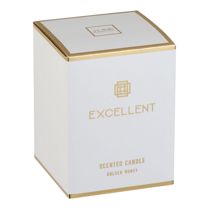 Bougie parfumée "excellent" Golden Honey Or